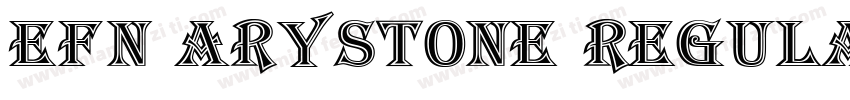 EFN Arystone Regular字体转换